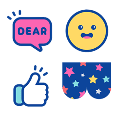 Simple Colourful Cute Emoji