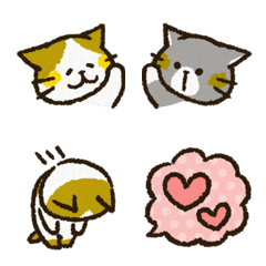 Cute cat 'Cyanpachi'. -Emoji3-