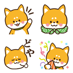 Shiba Inu pretty emoticon