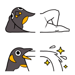 High speed Penguin Emoji