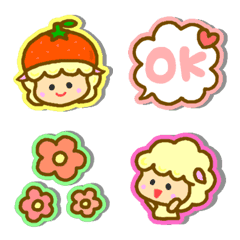 Sheep of the sticker Emoji