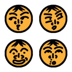 Boy of the round face(Emoji version)