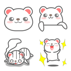 Polar bear cute emoji