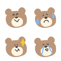 Kuma Facial expression emoji