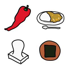Emoji de comida, fruta, cozinhando