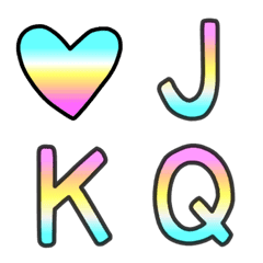 Colorful deco Emoji