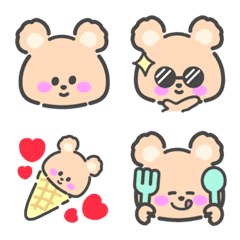simple bear emoji