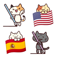 Greeting Cat(Emoji)No.3