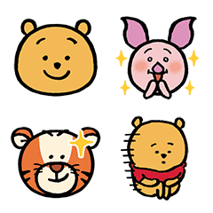 Winnie the Pooh Emoji by nagano