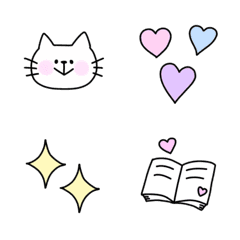 Handwriting pastel color emoji – LINE Emoji | LINE STORE