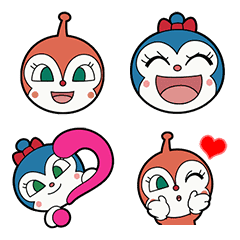 Dokinchan and Kokinchan Emoji