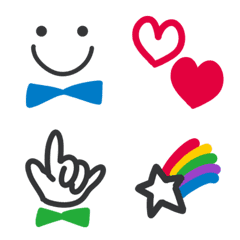 Simple 5 colors Emoji