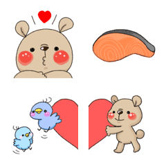 Bear cute Emoji.