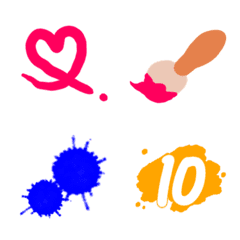 Paint brush emoji