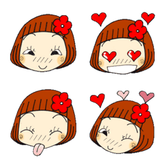 Himako's everyday Emoji character
