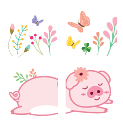 Emoji : Lovely pig 3
