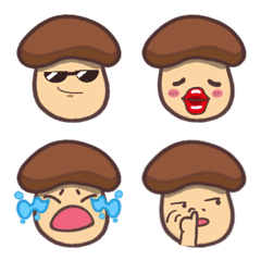 : Cute Mushroom Emoji :