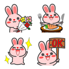可愛的兔子表情符號