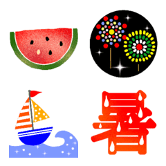 cute summer emoji