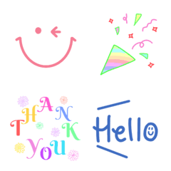 귀여운 이모티콘 colorful emoji