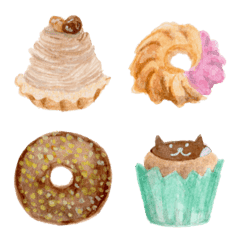 watercolor sweets