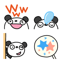 Hyokkori Emoji (Marshmallow panda)