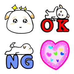 Cute Emoji of Moff dog