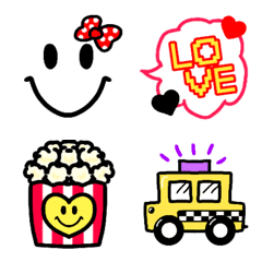 Pop and comical emoji