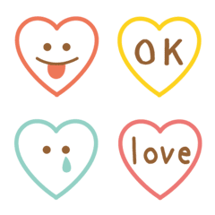 Emoji full of hearts