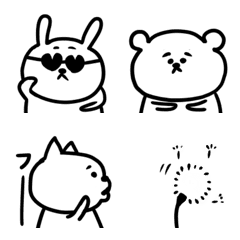 White animal's Emoji (Big)