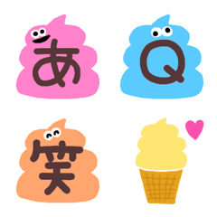 ice cream  Monster picture Emoji