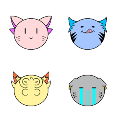 Binaural cats-Expression sticker