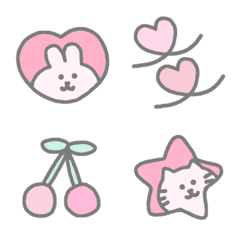 Gentle, girlish emoji 2
