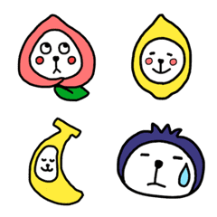 Dogs in fruit costumes (Ver.1)