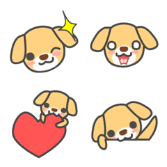 Let's use cute dog's emoji