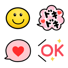Fashionable emoji often used