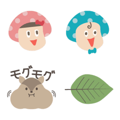 TWIN MUSHROOMS Emoji