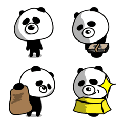 Slightly doubtful panda Pictograph