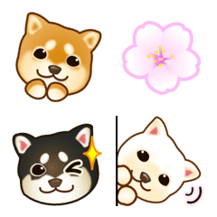 Dogs over Flowers (Cherry blossoms)