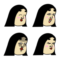 Positive Shikibu face Emoji