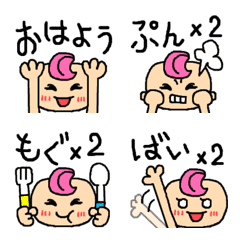Pink girl.Emoji.