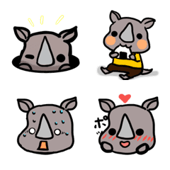 emoji of rhinoceros 