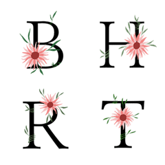 flowers font
