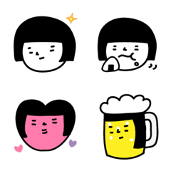KOKESHI musume  Emoji