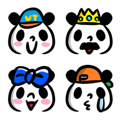 a Panda with a Hat