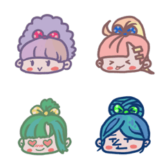 Four Girls emoji