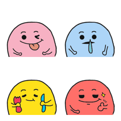 Smile Commonly Used Colorful Face