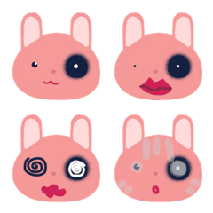 Pink Rabbit Face