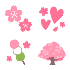 Sakura(Cherry Blossom) Viewing Emoji