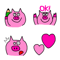pig simple life Emoji